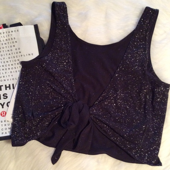 Lululemon It's A Tie Tank ( Splatter Dye Black) - Picture 6 of 6